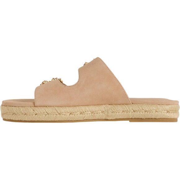 **Stuart Weitzman Crystal ESRL Flat Sandals - Leather (For Women)** - Picture 4 of 6